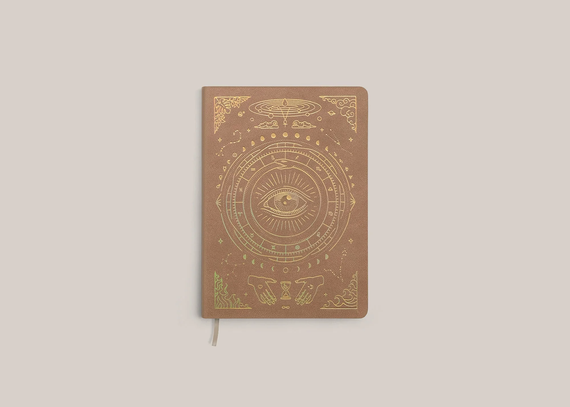 A6 ORIGINS VEGAN LEATHER POCKET JOURNAL - FAWN BROWN - ORIGINAL VERSION
